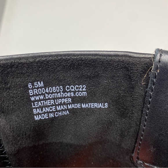 New! Born Shaunie Black Leather Riding Boot 6 1/2 M - Picture 13 of 15